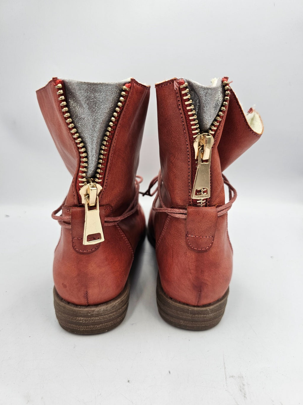 ES0504 Damen Stiefeletten, indianred, Gr. 373