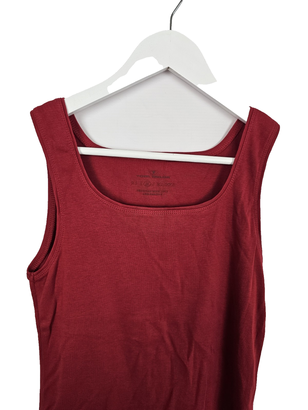 EK8369 Damen Top von Tom Tailor, Rot, Gr. M1