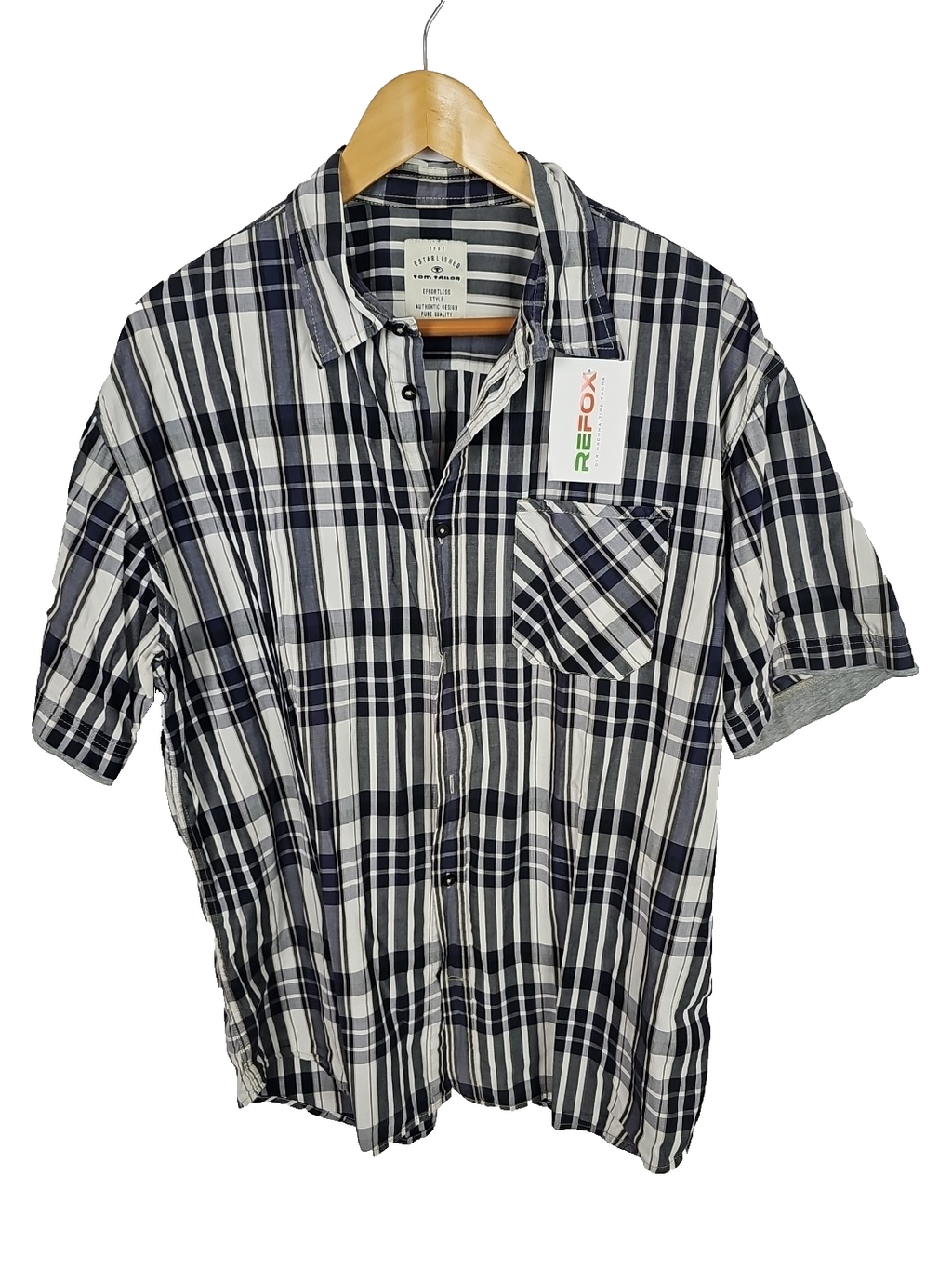 EK8307 Herren Hemd Tom Tailor Effortless Kariert Gr.M0