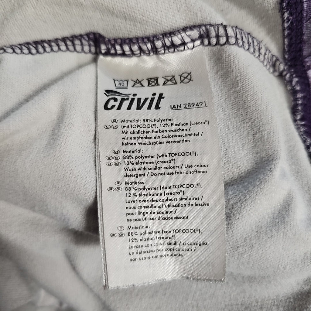 EK0624 Damen Sport Shirt von Crivit, lila, Gr.S4