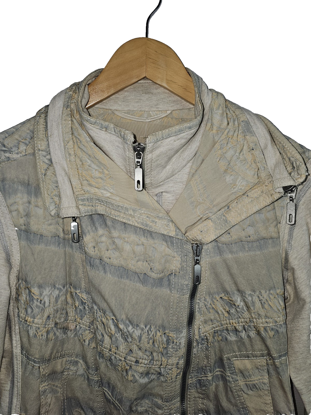 EK7514 Damen Strickjacke von Beate Heymann, beige, Gr.381