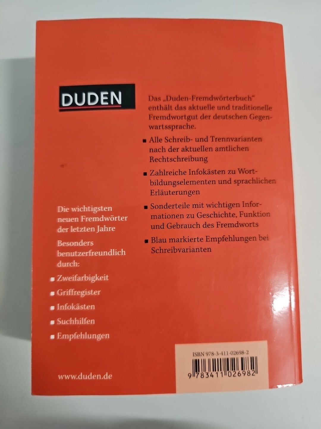 EB810 Duden - das Fremdwörterbuch 10. Auflage1