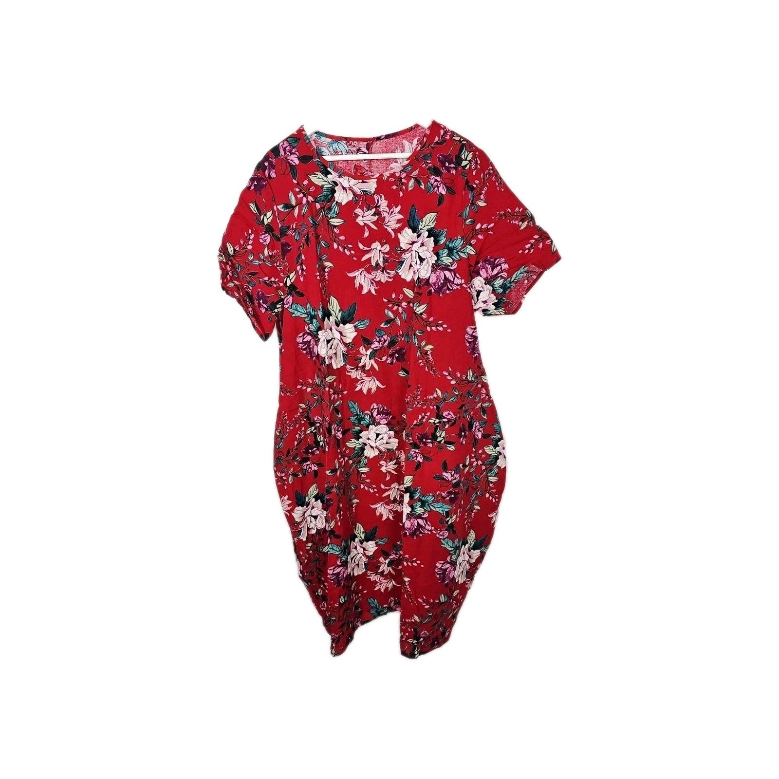 EK9127 Damenkleid Lang Rot Gr.M0