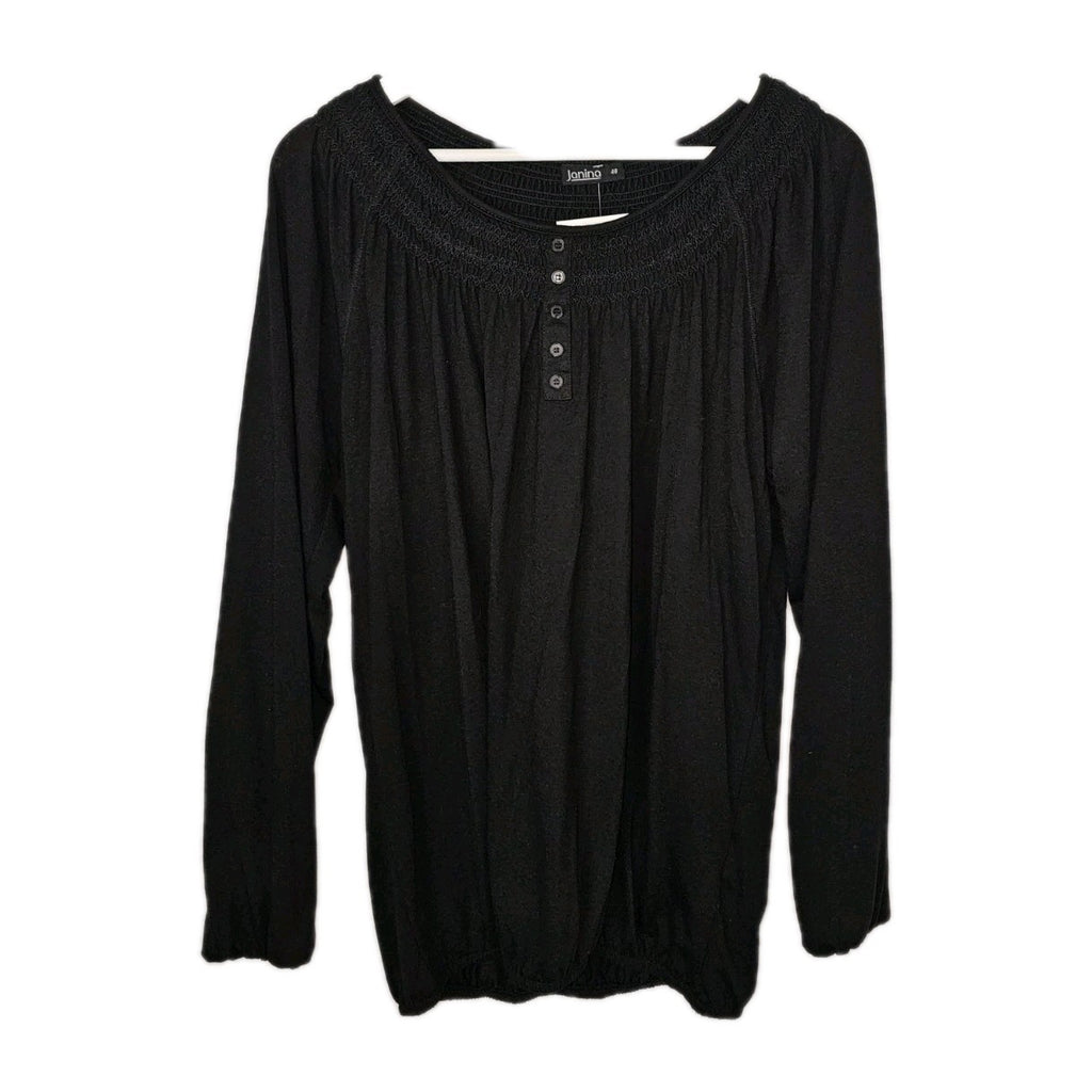 EK8966 Damen Bluse von Janina, Schwarz, Gr. 460