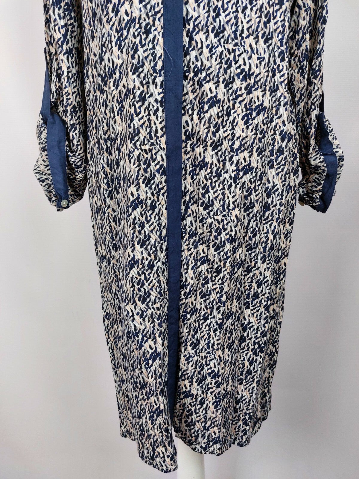 EK5177 Damen Kleid von Globus, blau/grau, Gr. S2
