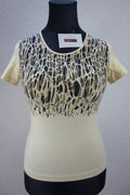 EK4071 Damen T-Shirt von Mexx, gelb, gemustert, Gr. M0