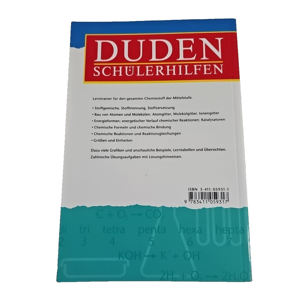 EB2529 DUDEN Schülerhilfe: Grundlagen der Chemie 8. bis 10. Schuljahr1
