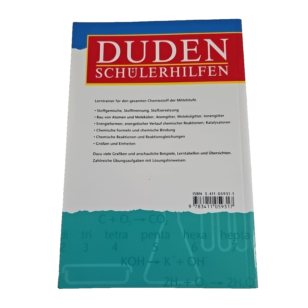 EB2529 DUDEN Schülerhilfe: Grundlagen der Chemie 8. bis 10. Schuljahr1