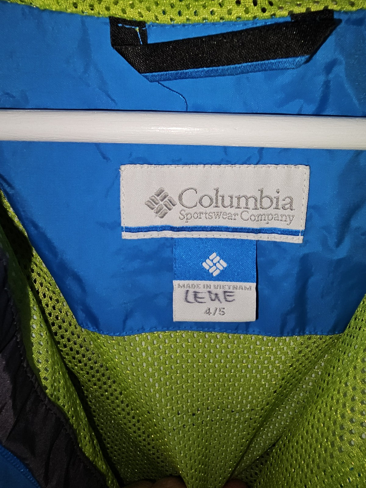 EK8732 Kinder Regenjacke von Columbia, Blau, Gr. 4/5 Jahre3