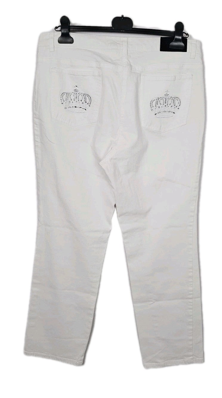 EK2826 Damen Jeans von Madeleine, Weiß, Gr. 463