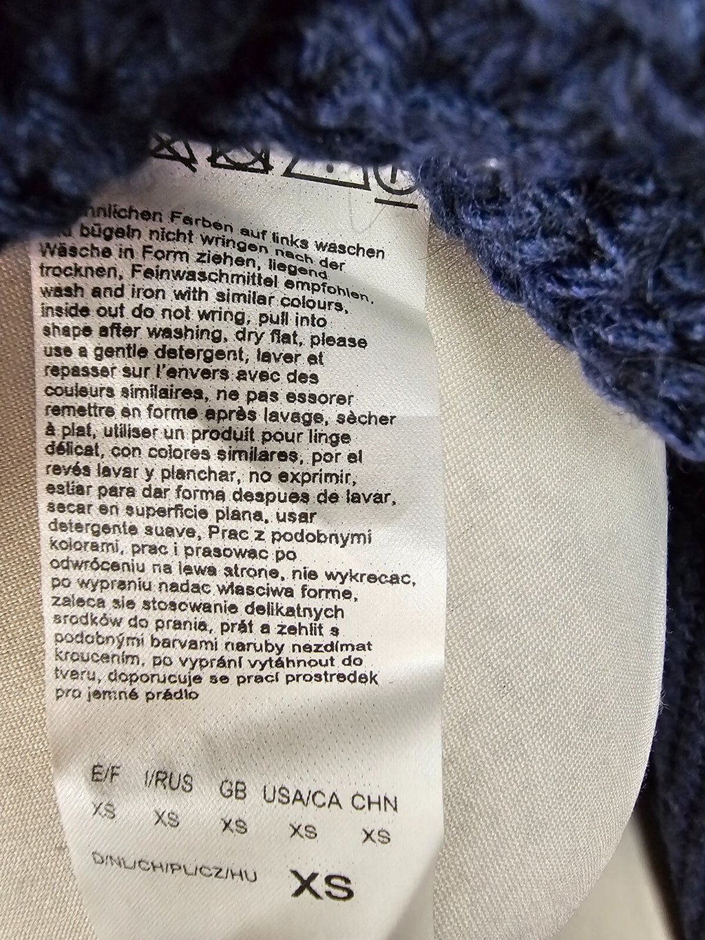 EK5594 Damen Strickjacke von Cartoon, blau, Gr. XS6