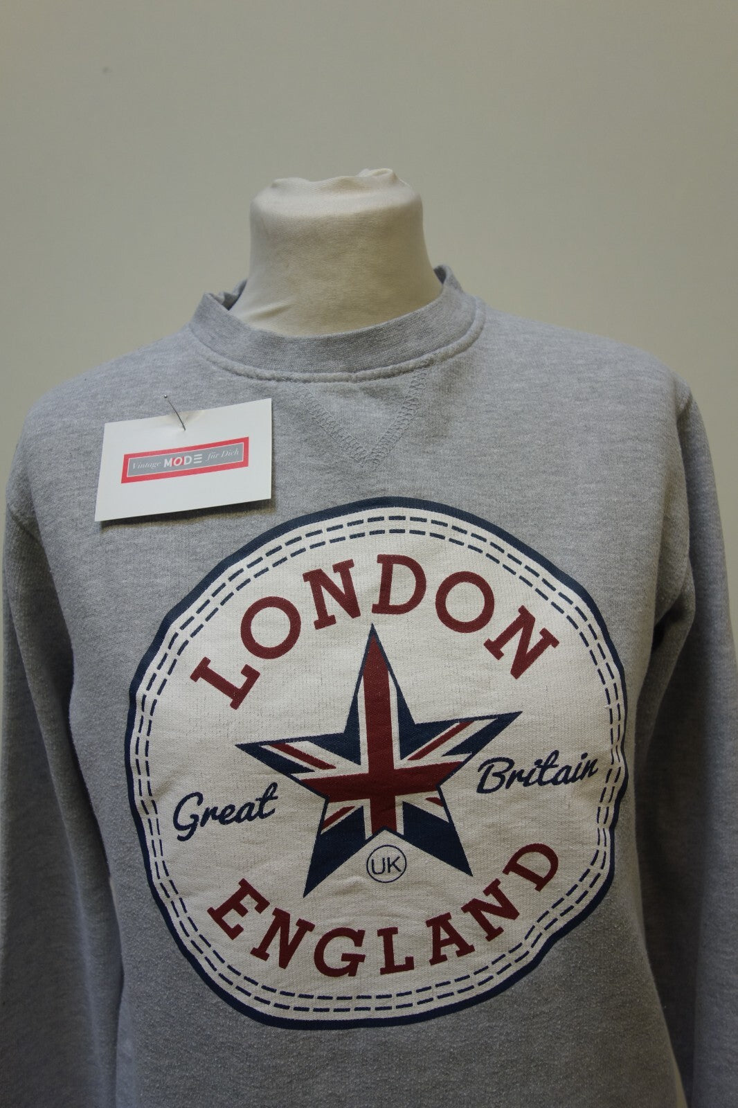 EK3454 Damen Pullover von Great Britain, grau, Gr. S1