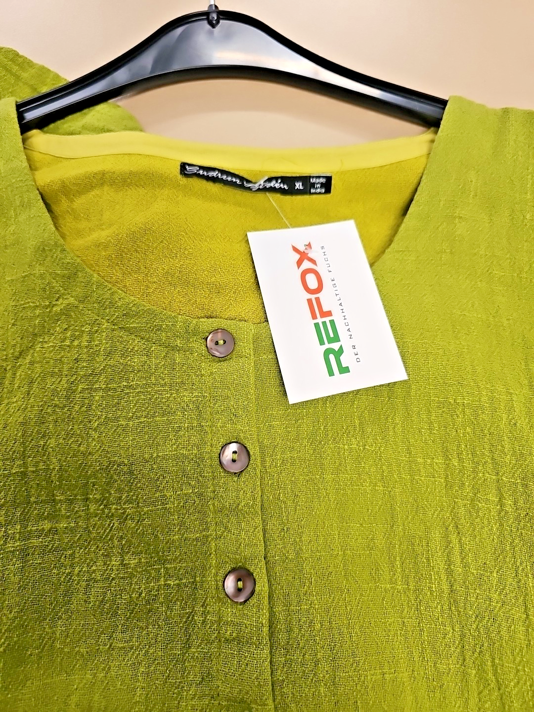 EK 9046 Tolles Kleid Grün Von Gudrun Sjödén  Gr Xl Wie Neu4