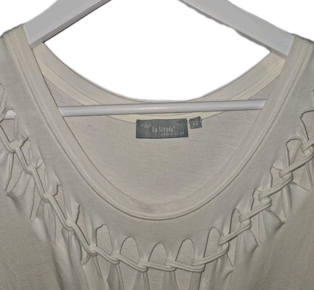 EK9123 Damen T-Shirt von La Strada, weiß, Gr.421