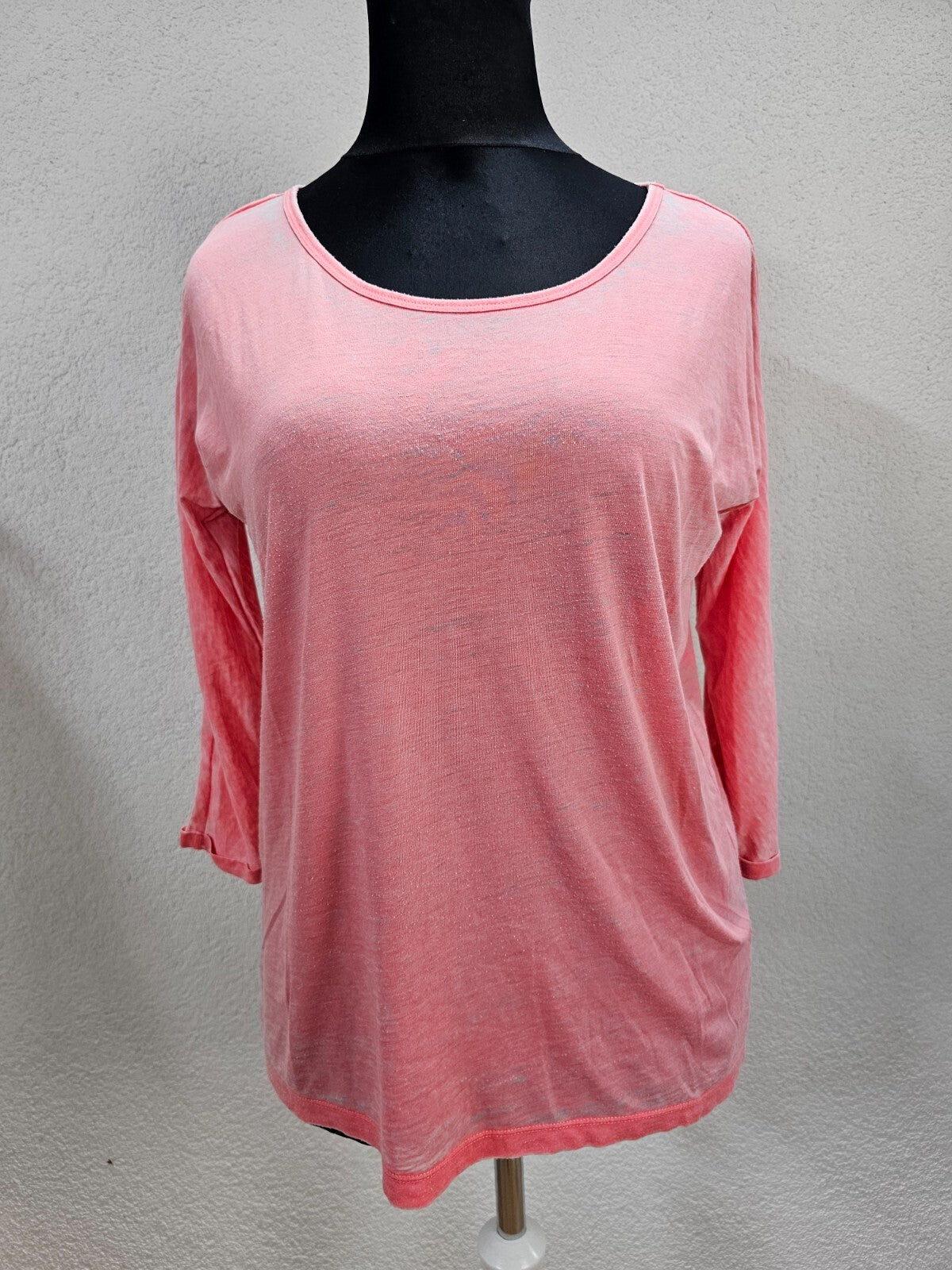 EK5964 Damen Shirt von s.Oliver, leuhctrosa, Gr. 380