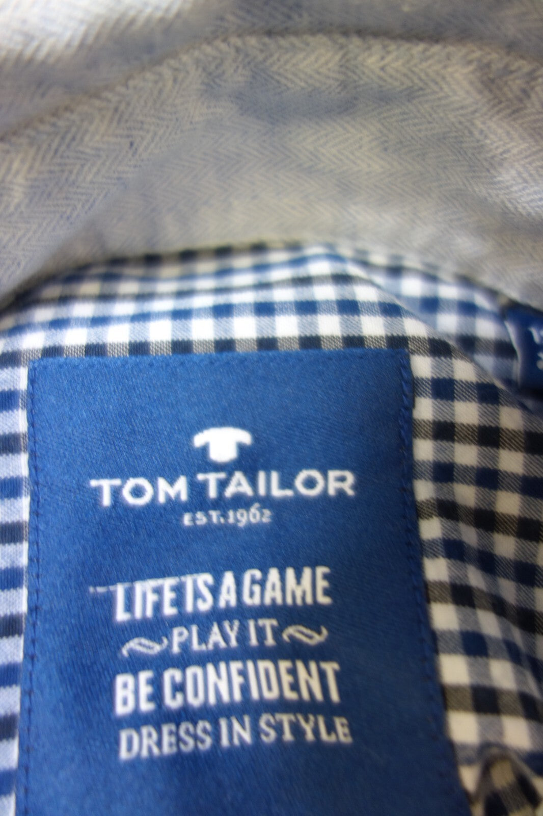 EK3636 Jungen Hemd vonnTom Tailor, blau, Gr. 128/1346