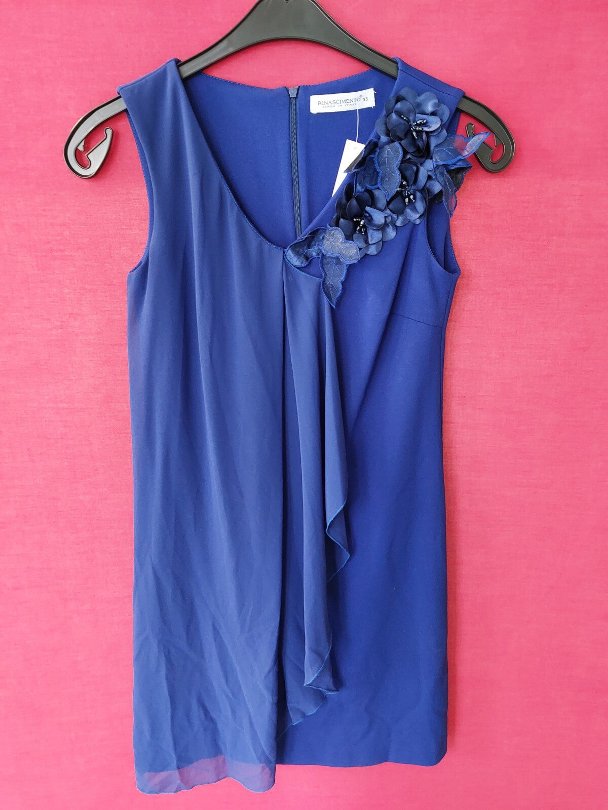 EK0274 Damen Kleid von Rinascimento, blau, Gr.XS0