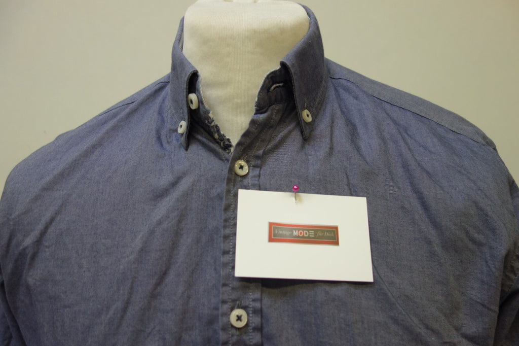 EK3504 Herren Bluse von Zara Man, blau, Gr. M2