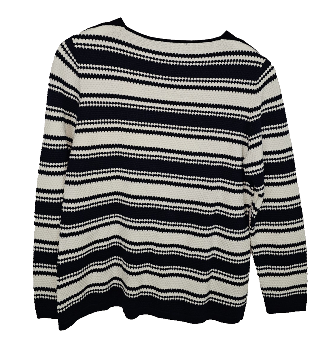 EK7814 Damen Pullover, blau-weiß, Gr.M2