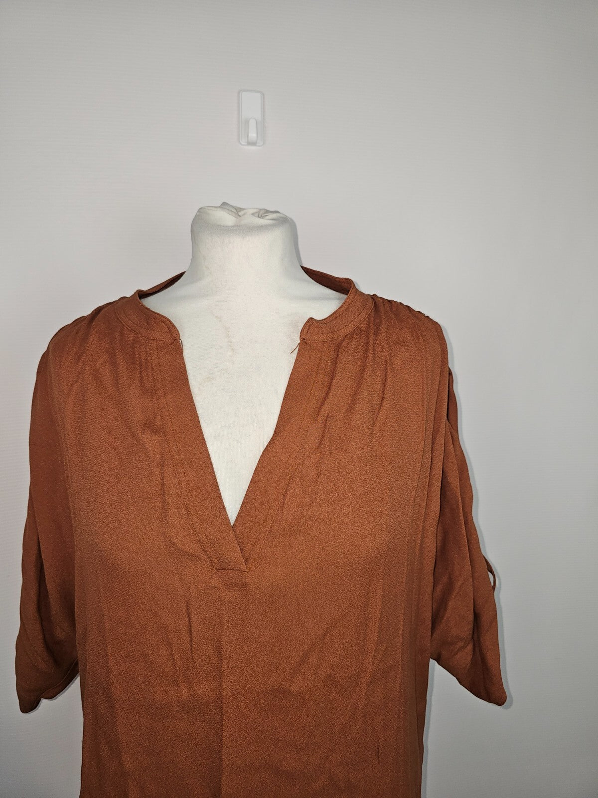 EK6371 Damen Bluse von Madeleine, braun, Gr.381