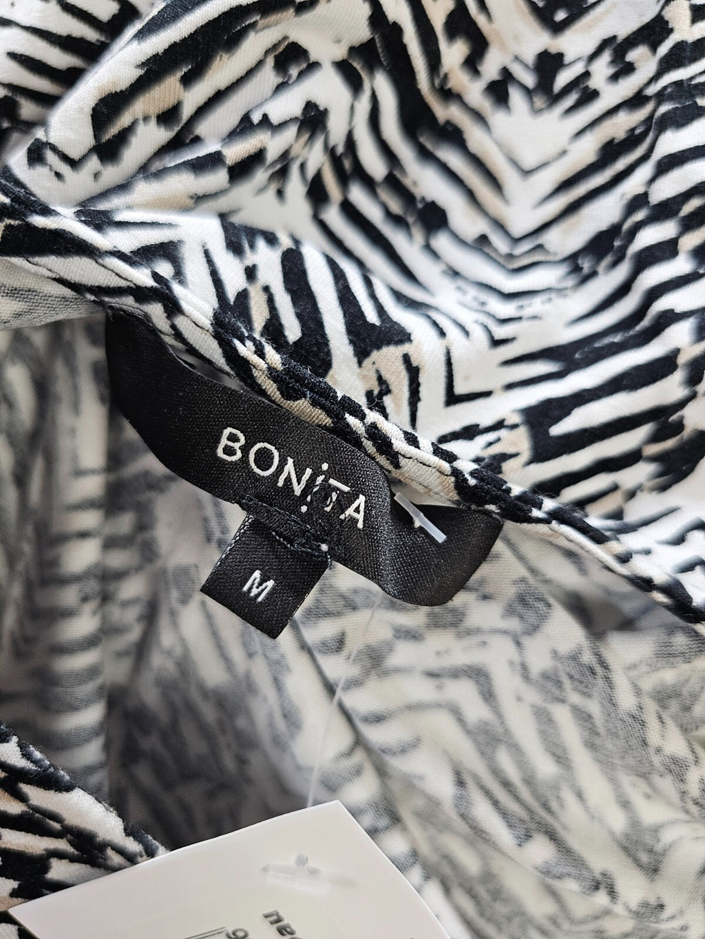 EK5757 Damen Shirt von Bonita, schwarz/weiß, Gr. M6