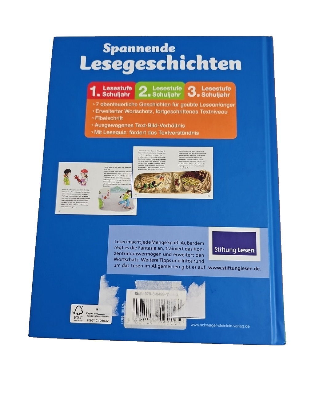EB2939 Spannende Lesegeschichten, 3. Schuljahr Von Stiftung Lesen2
