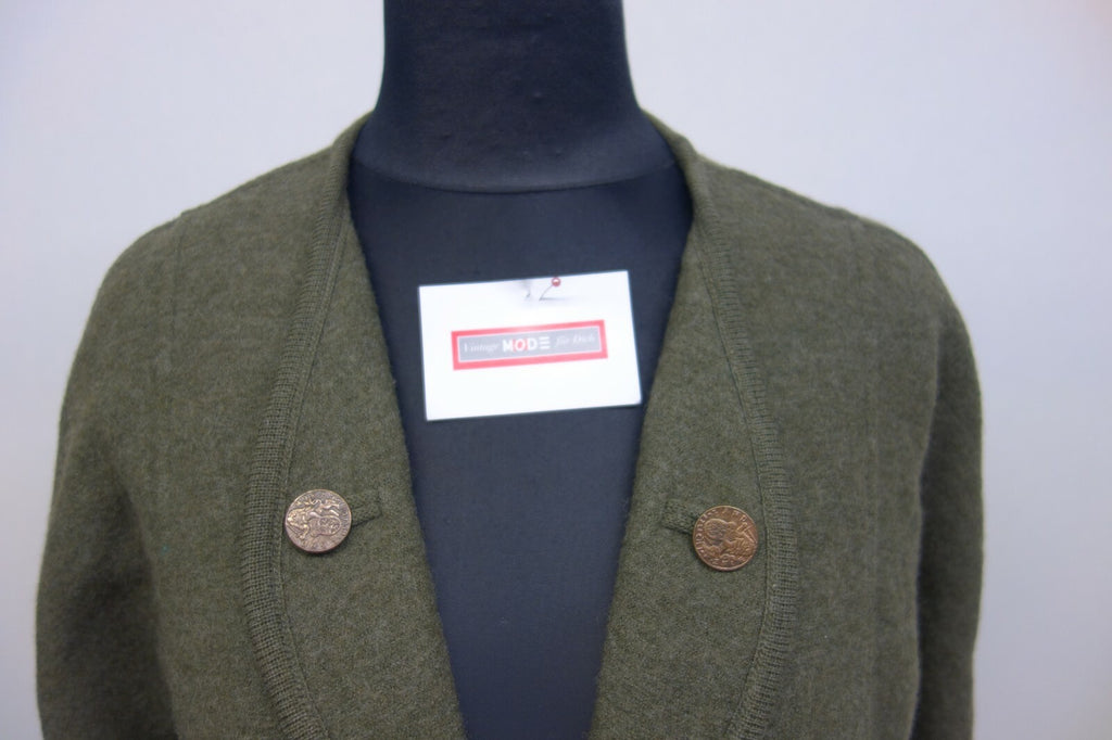 EK1422 Damen Filzjacke von Geiger, grün, Gr. 421