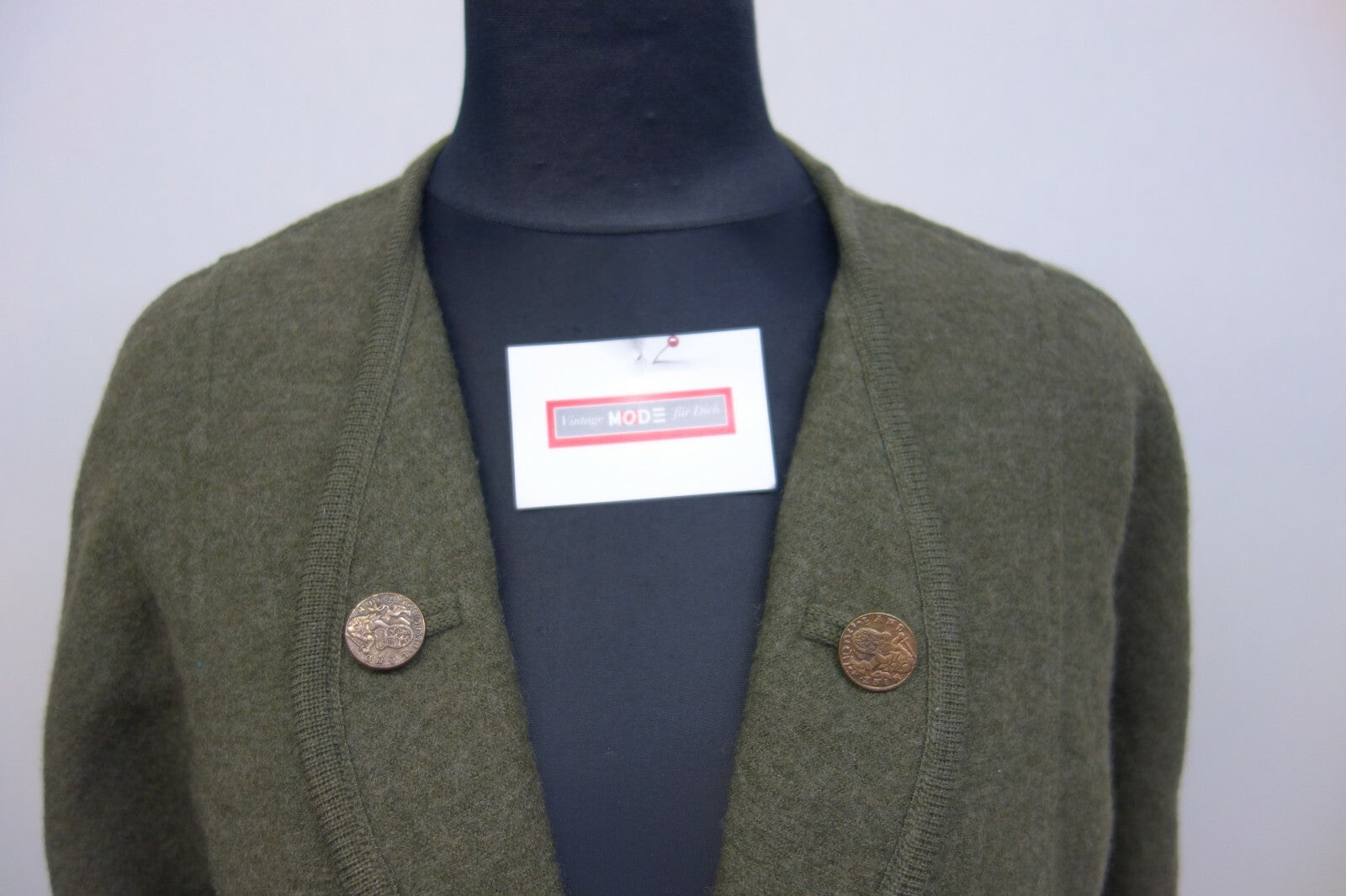 EK1422 Damen Filzjacke von Geiger, grün, Gr. 421