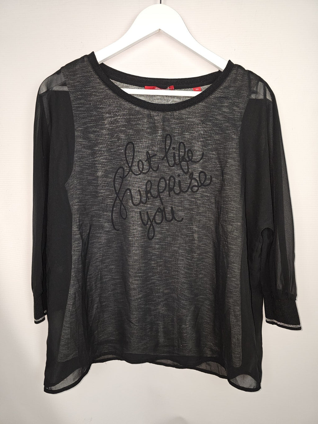 EK4554 Damen Bluse von S.Oliver, Schwarz, Gr. 340