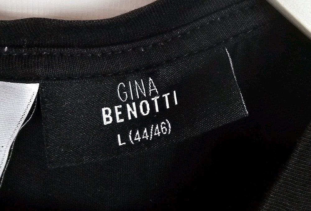 EK9343 Damen T-Shirt Gina Benotti Gr.L/44/46 Schwarz1