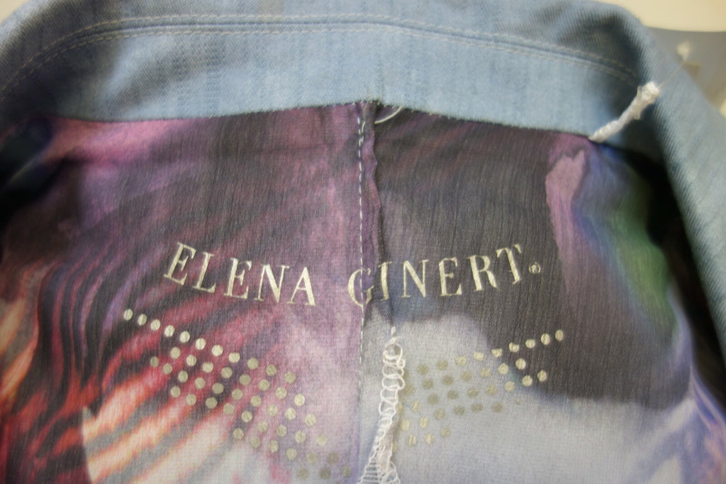 EK1016 Damen Blazer von Elena Gruntert, blau, Gr. 424