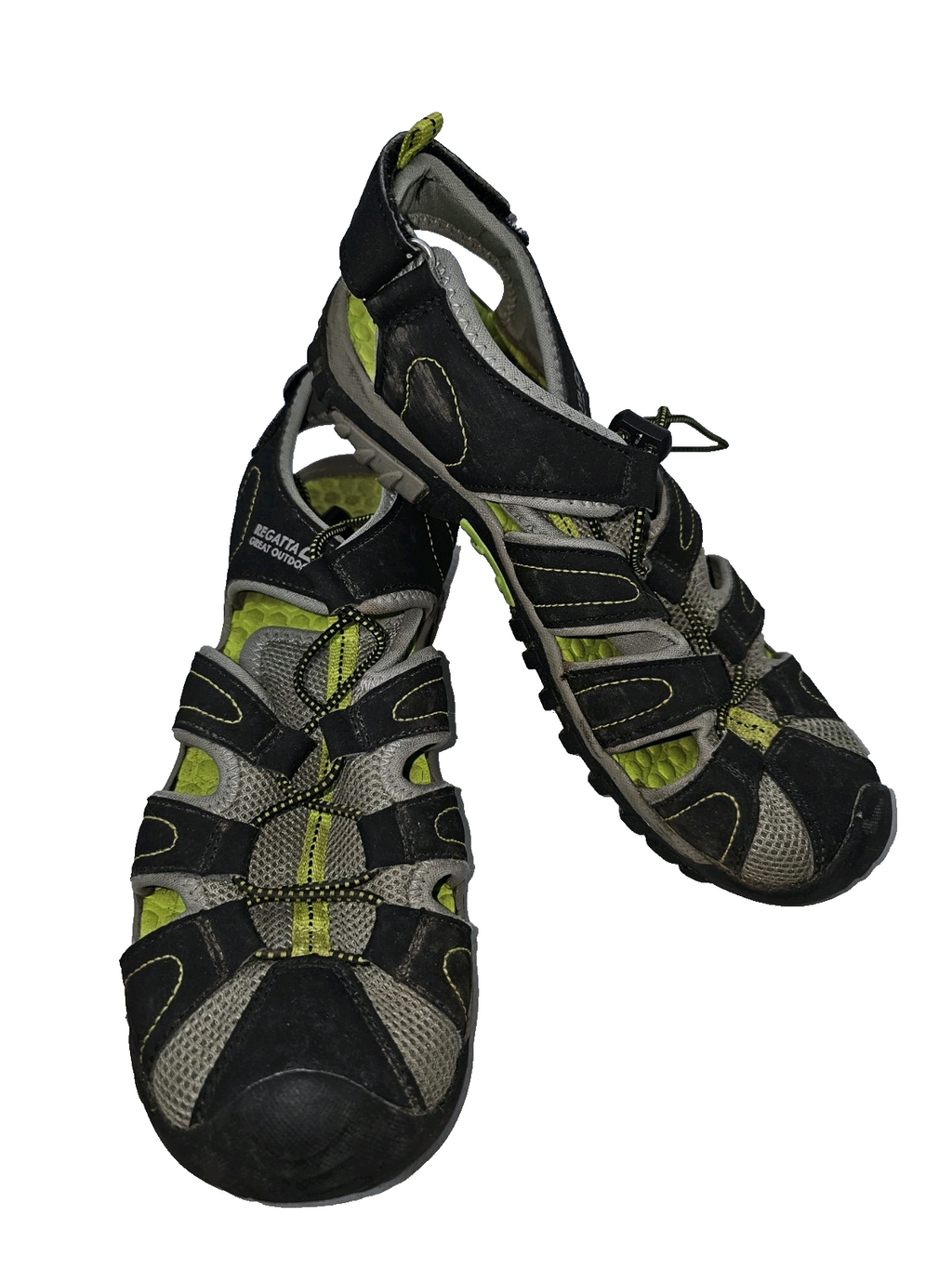 ES0743 Herren Sandale von Regatta, grün-schwarz, Gr.380