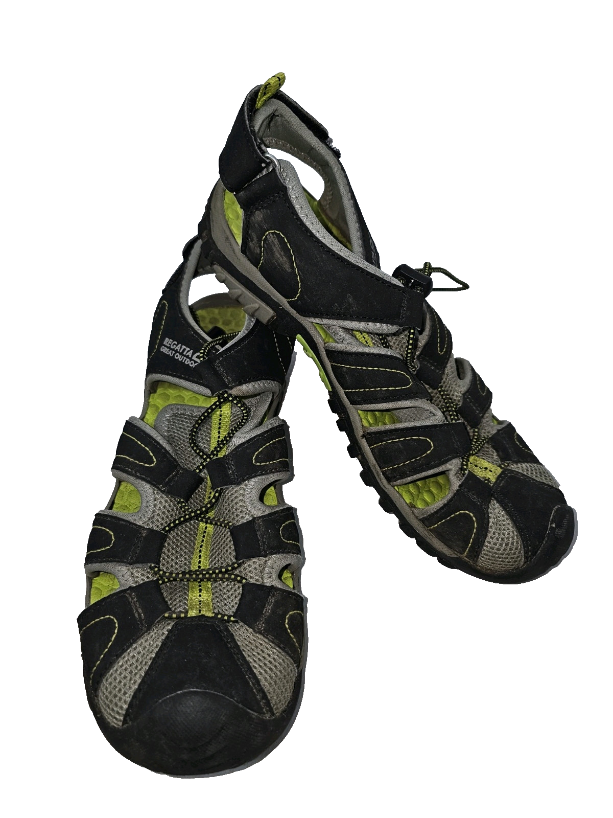 ES0743 Herren Sandale von Regatta, grün-schwarz, Gr.380