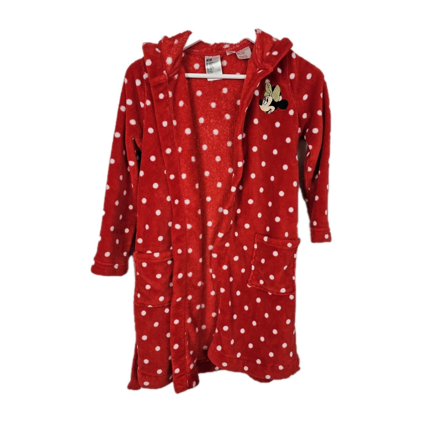 EK10895 Kinder Bademantel von Disney, Rot, Gr. 134/1400