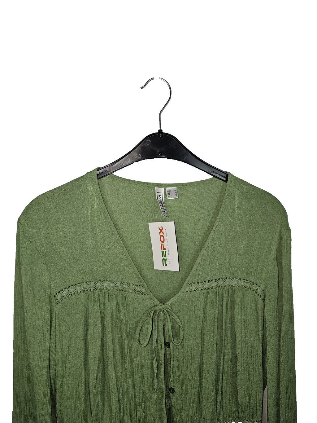 EK7491 Damen Bluse von Rainbow, Grün, Gr.401