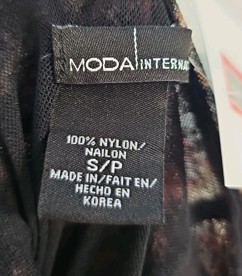 EK9565 Damen Kleid Moda International Gr.S Schwarz2