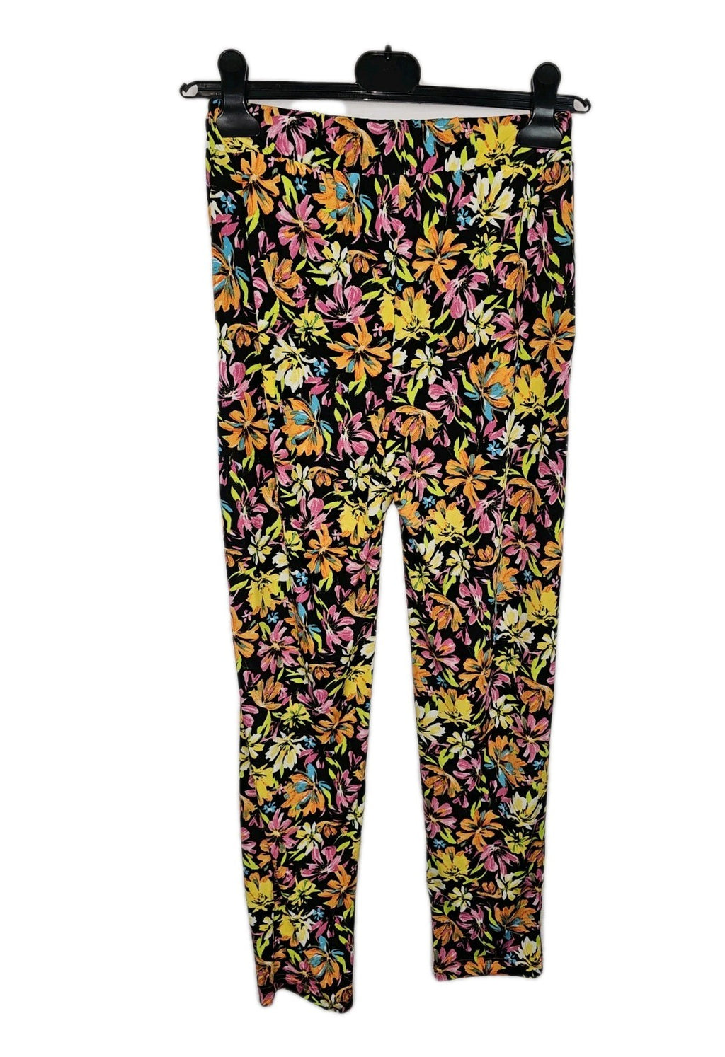 EK9944 Damen Leggins von Monaco Blue, Mehrfarbiges Blumenmuster, Gr.343