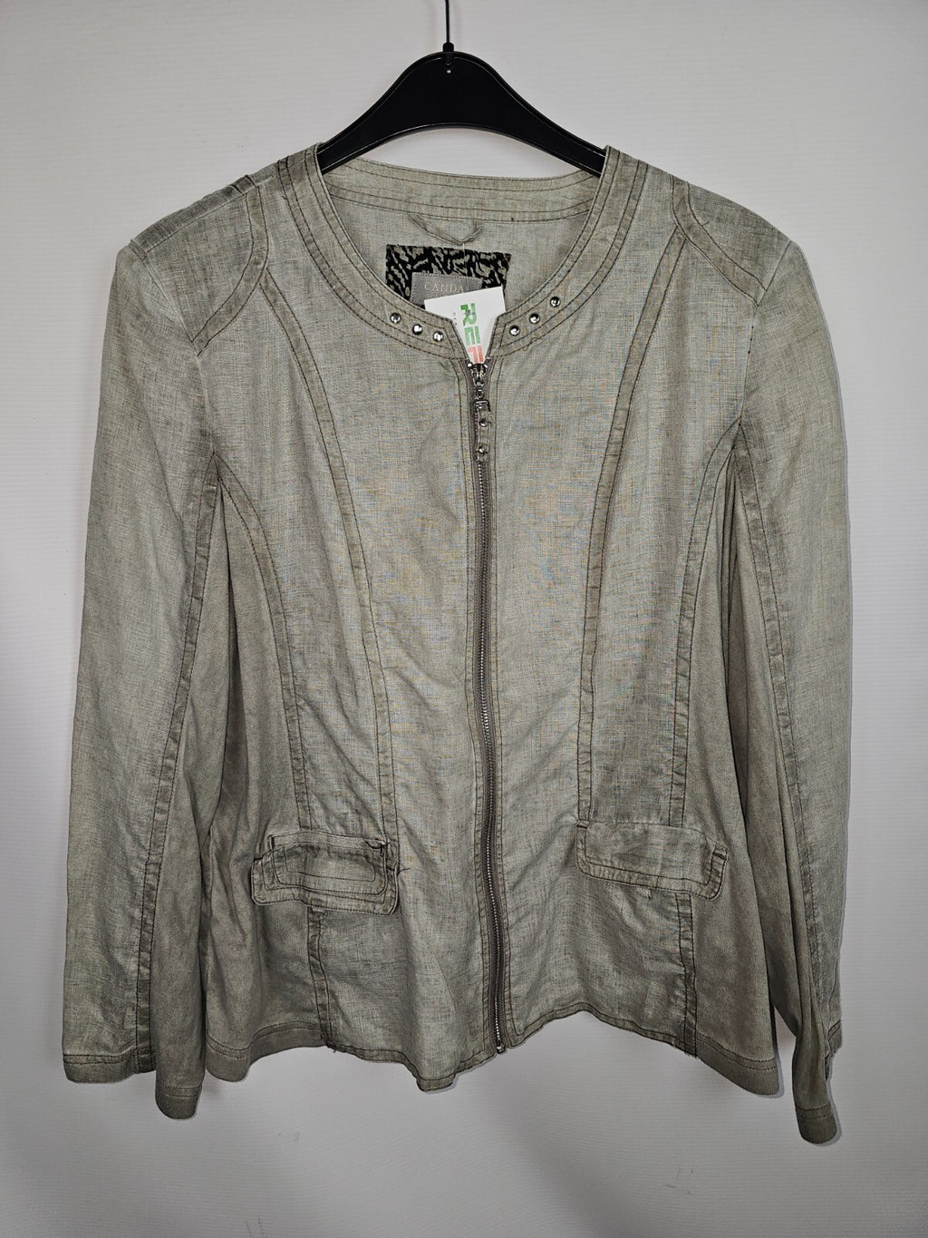 EK3817 Damen Blazer von Canda C&A, grau, Gr.L0
