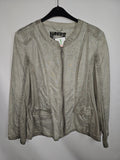 EK3817 Damen Blazer von Canda C&A, grau, Gr.L0