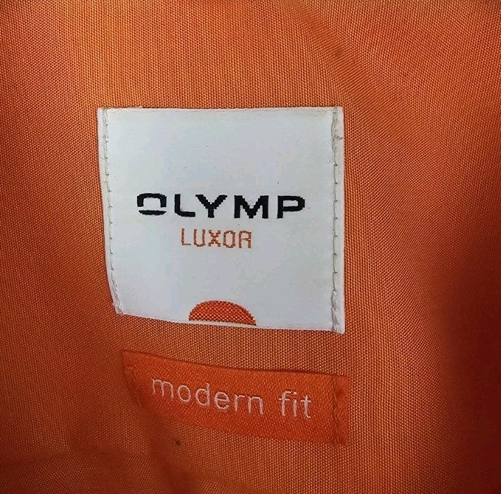 EK7283 Herren Hemd Olymp Luxor Gr.44 Orange1