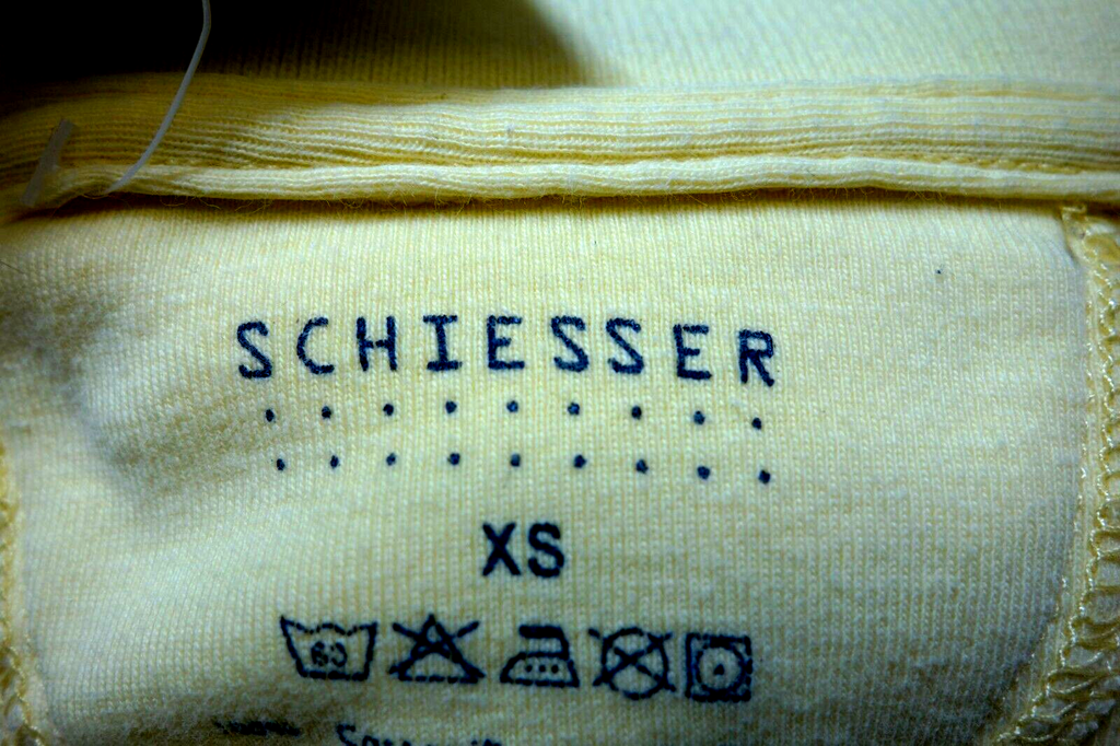 EK1795 Damen T-Shirt von Schiesser, gelb, Gr. XS4