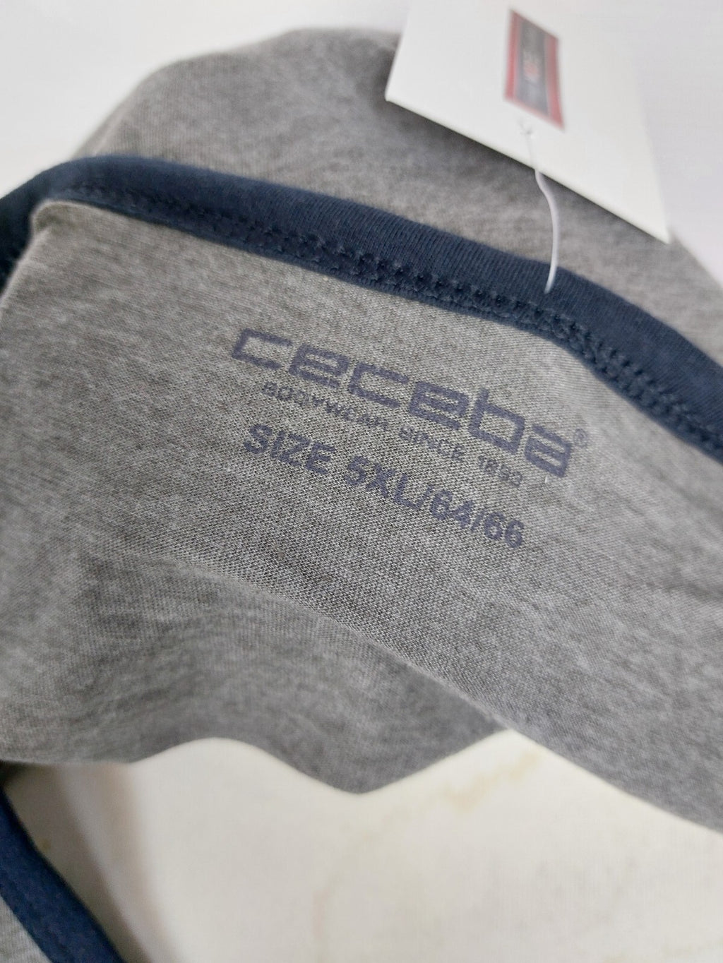 EK1060 Herren Langarmshirt von Ceceba, grau, Gr. 5XL3