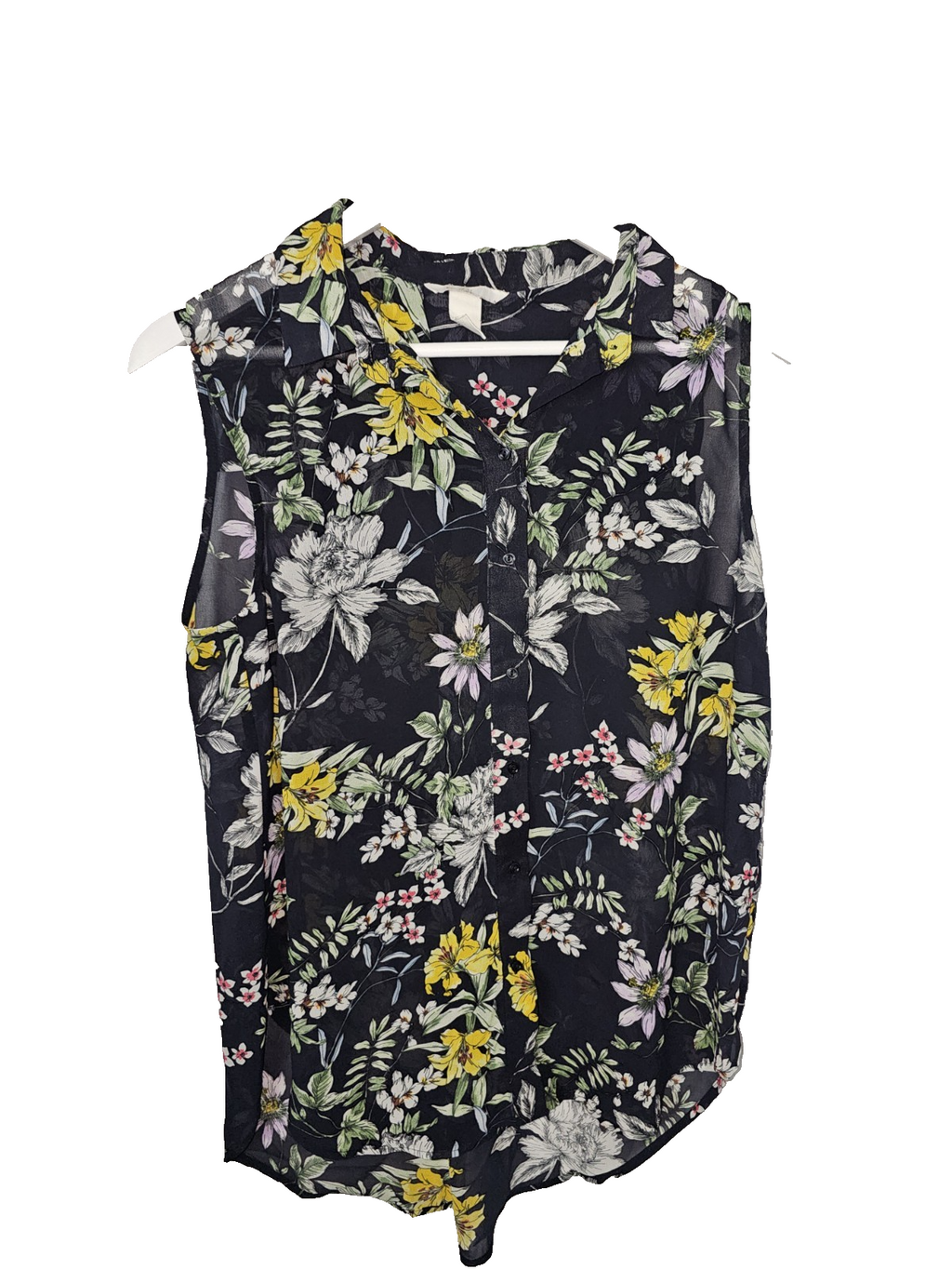EK8625 Damen Bluse von H&M, Schwarz, Gr. 380