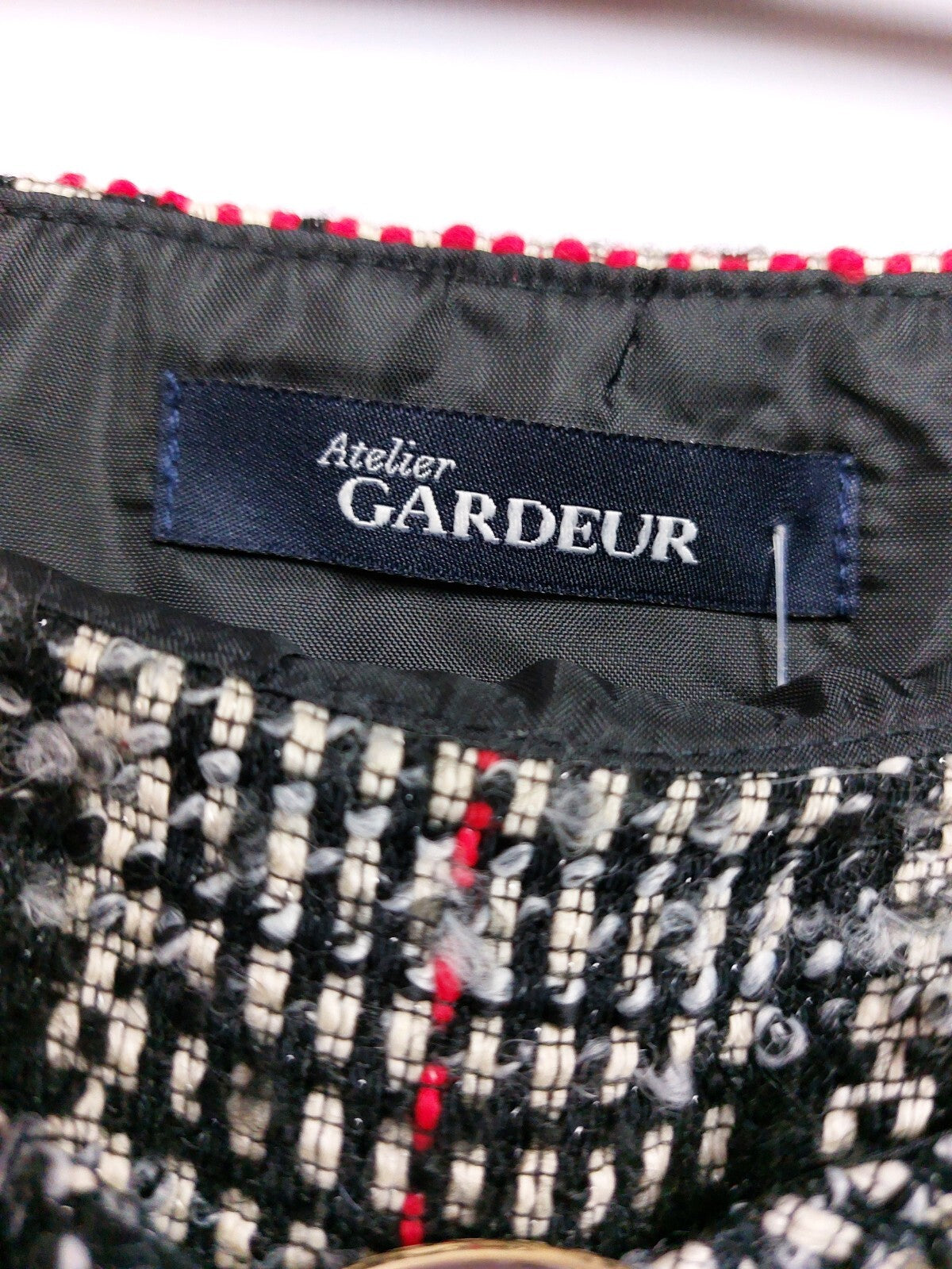 EK4947 Damen Rock von Atelier Gardeur, rot-schwarz-weiß, Gr.363