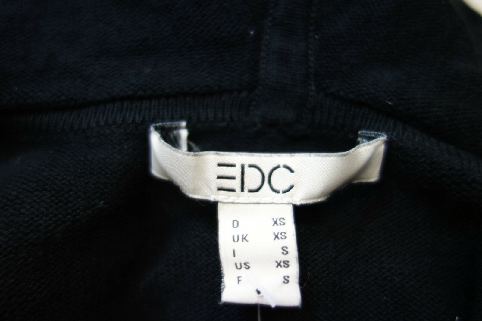 EK0353 Damen Strickjacke von edc, schwarz, offen, XS4