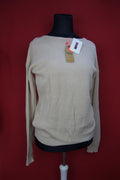 EK1146 Damen Strickpullover von Tally Weijl, hellelfenbein, Gr. L0