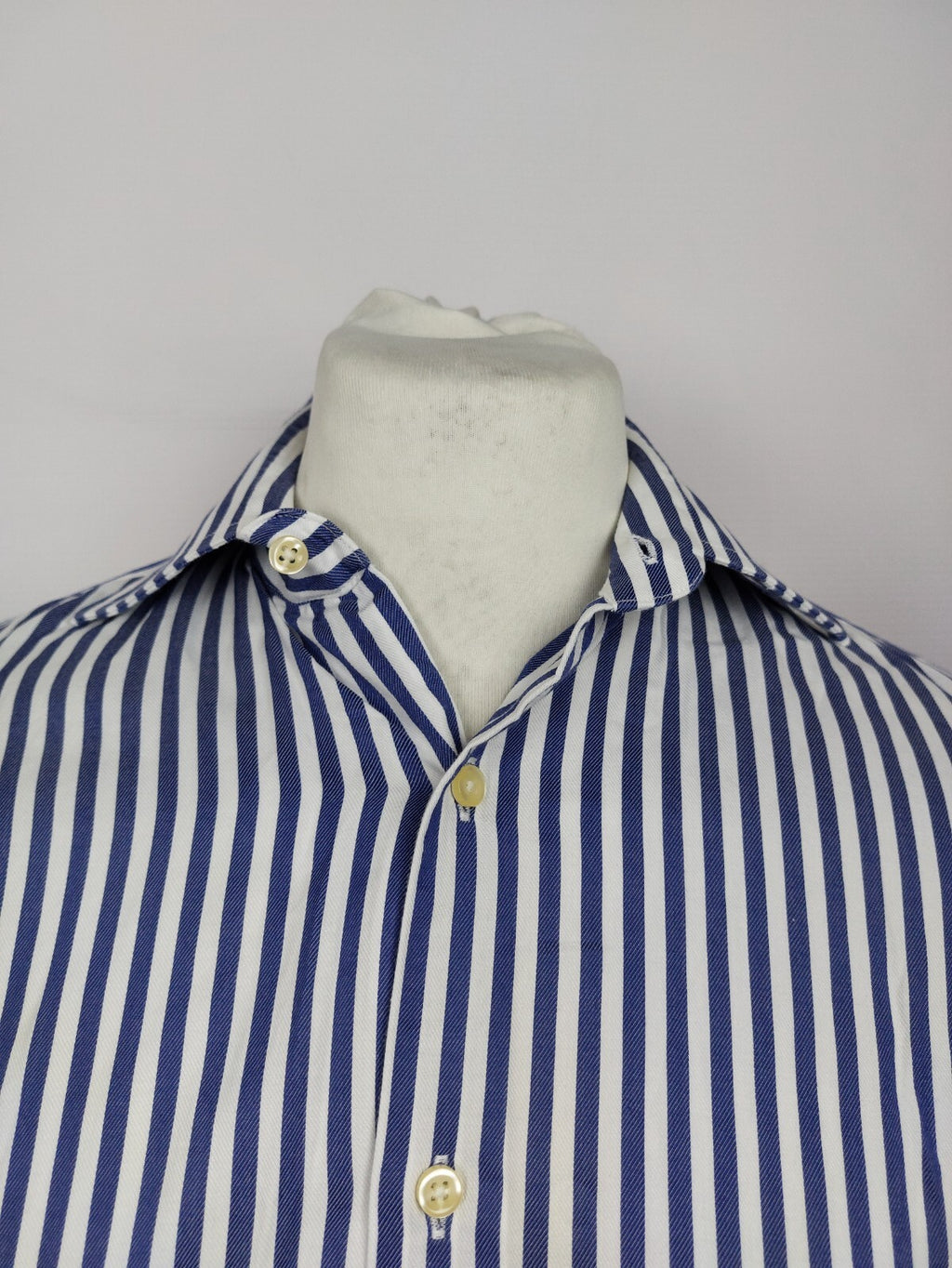EK5140 Herren Hemd von Finshley & Harding, weiß-blau, Gr.401