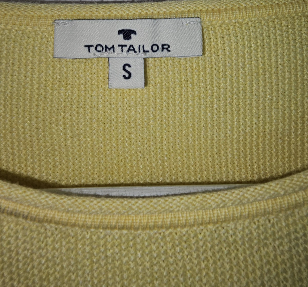 EK7455 Damen Pullover von Tom Tailor, gelb, Gr.S1