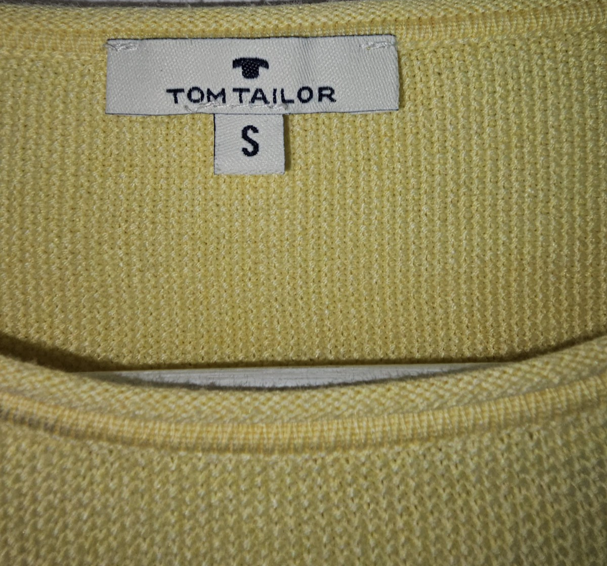 EK7455 Damen Pullover von Tom Tailor, gelb, Gr.S1