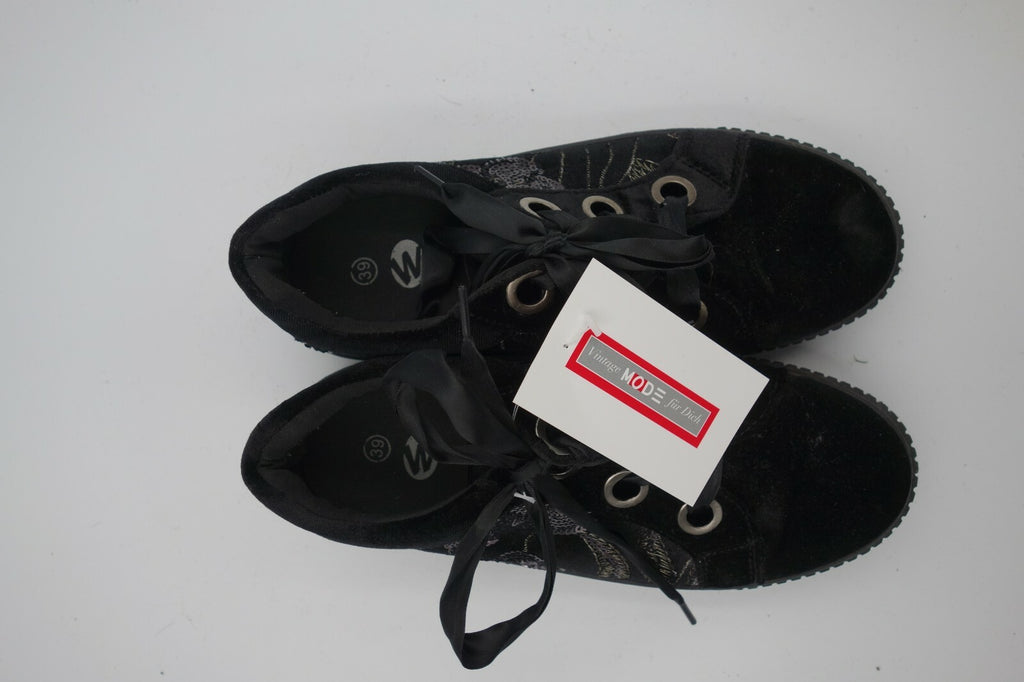 ES0077 Damen Sneaker von W cubed schwarz in 395